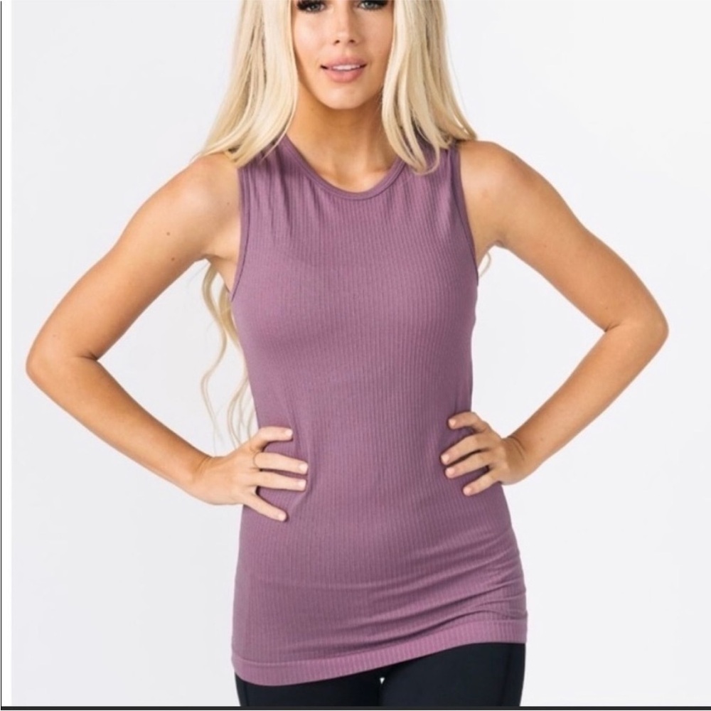 Zyia Active lavender parallel tank XS